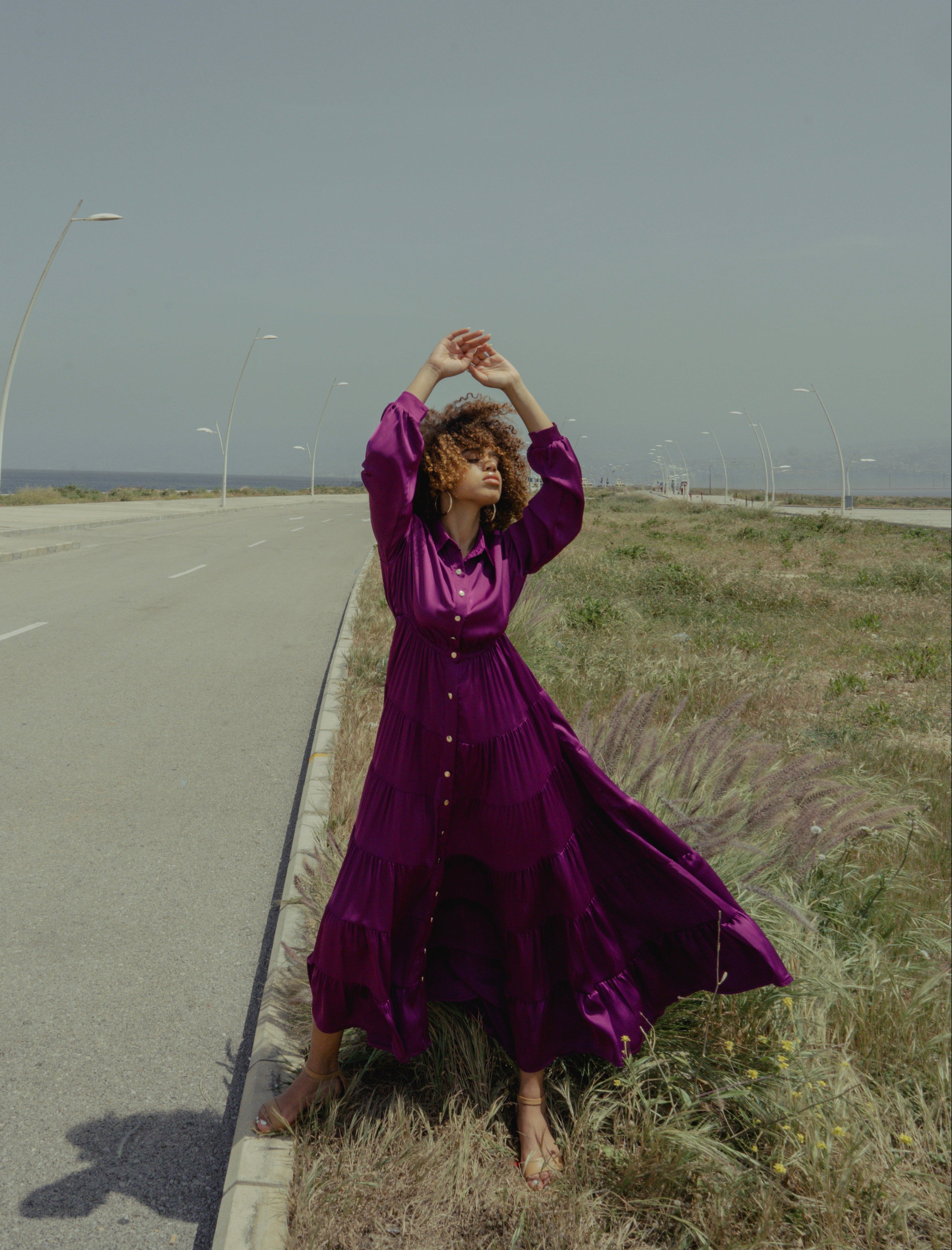 The Julia Dress- Violet XL