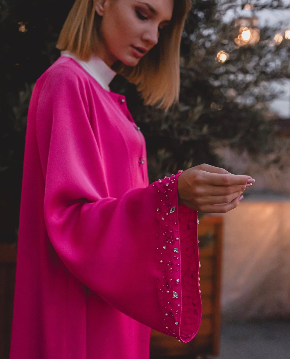 Fushia Abaya