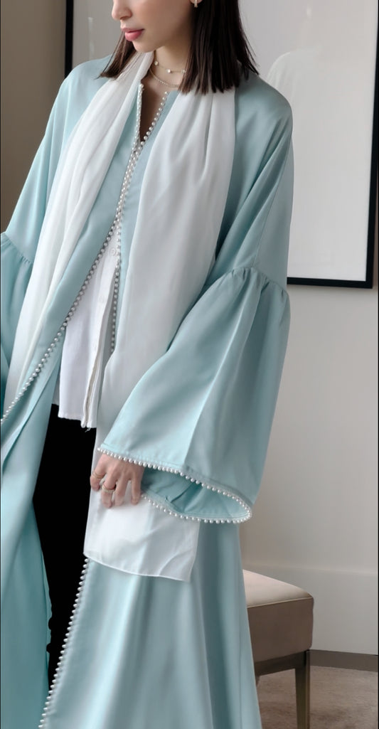 Perla Abaya - Turquoise