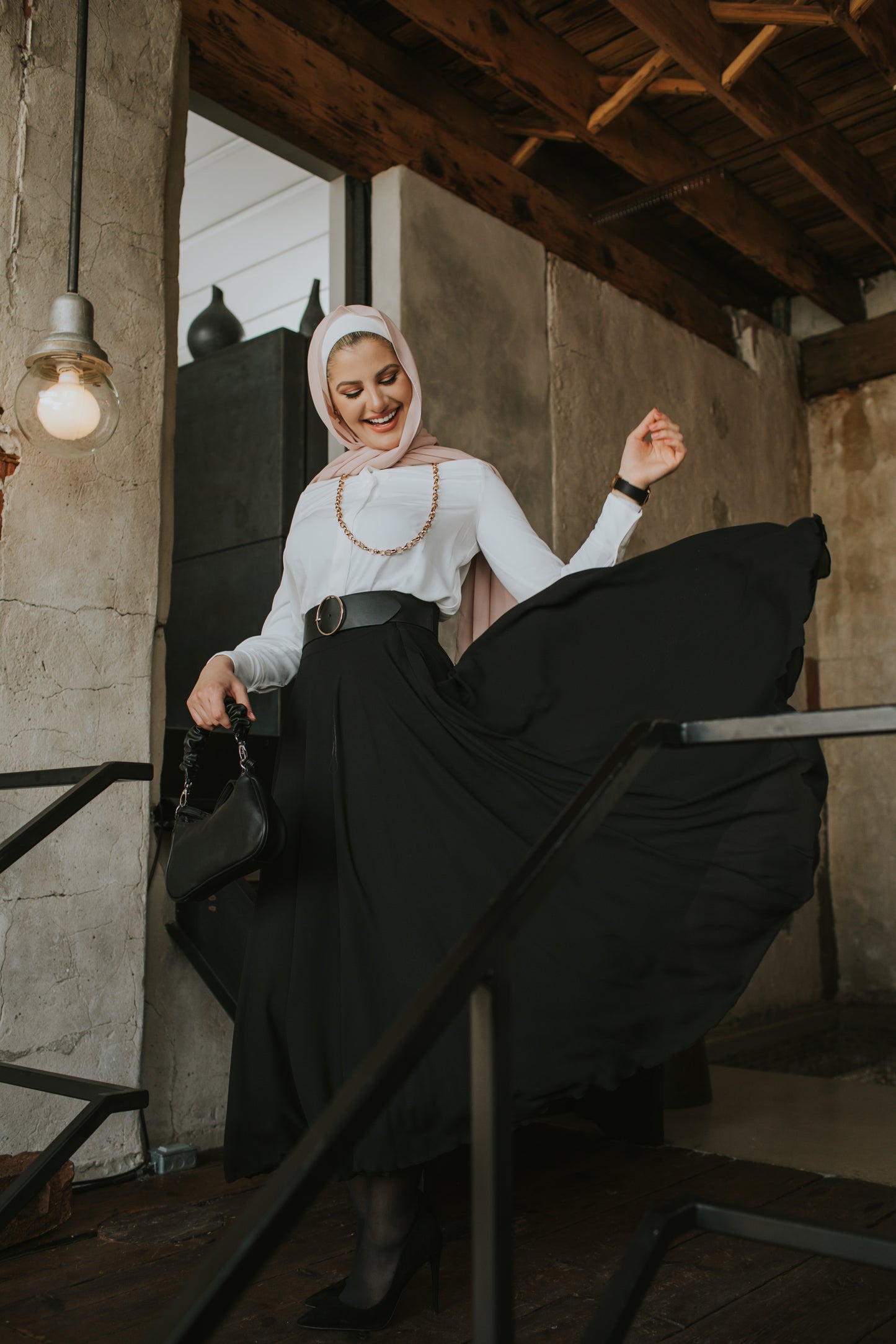 Zaynab skirt [Midnight]- FINAL SALE