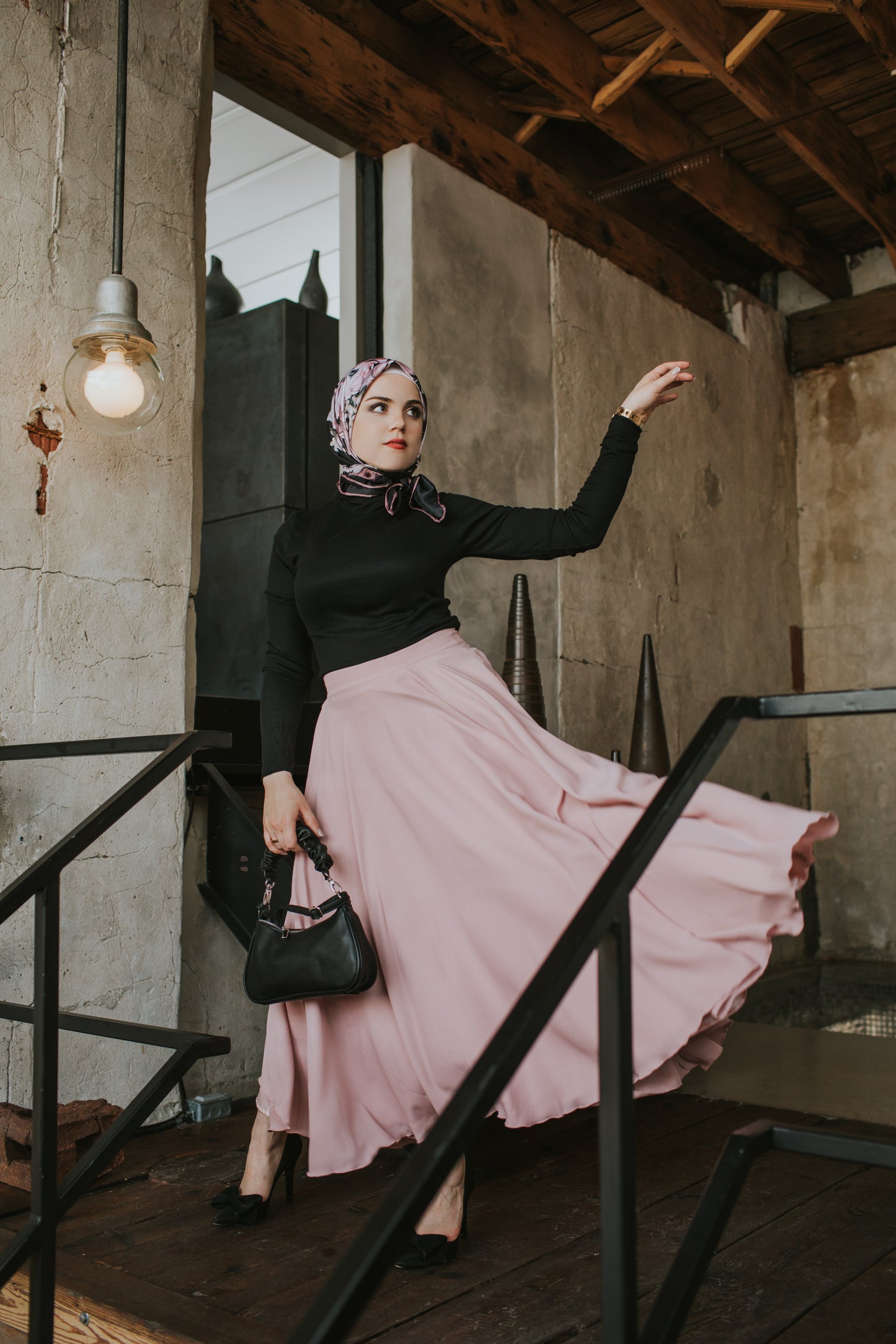 Zaynab Skirt [Rose]- FINAL SALE